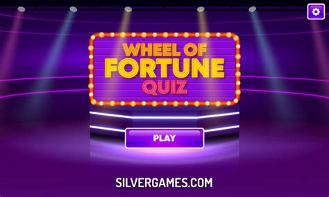 Wheel of Fortune Quiz .